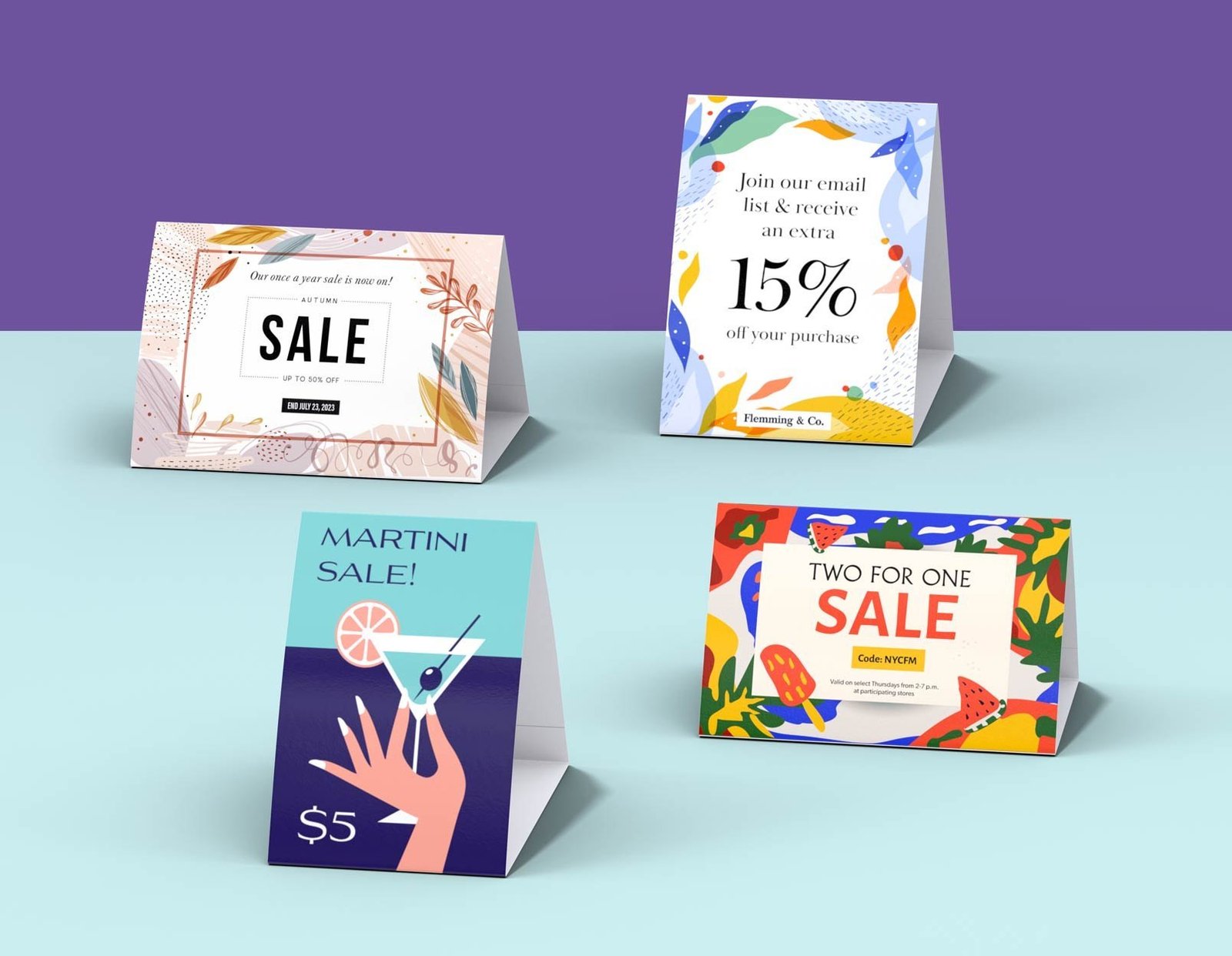 Paper Tent Card