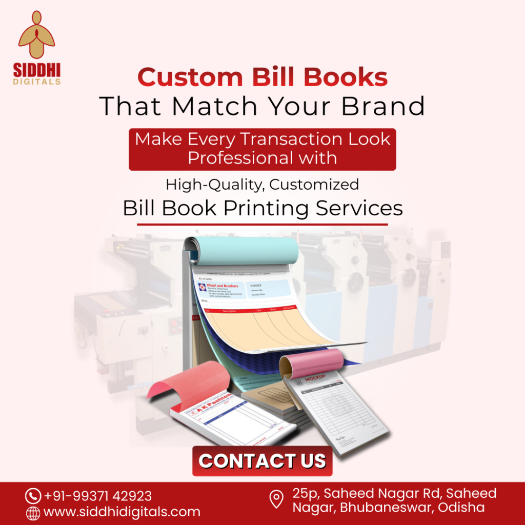 Custom Bill Books That Match Your Brand
