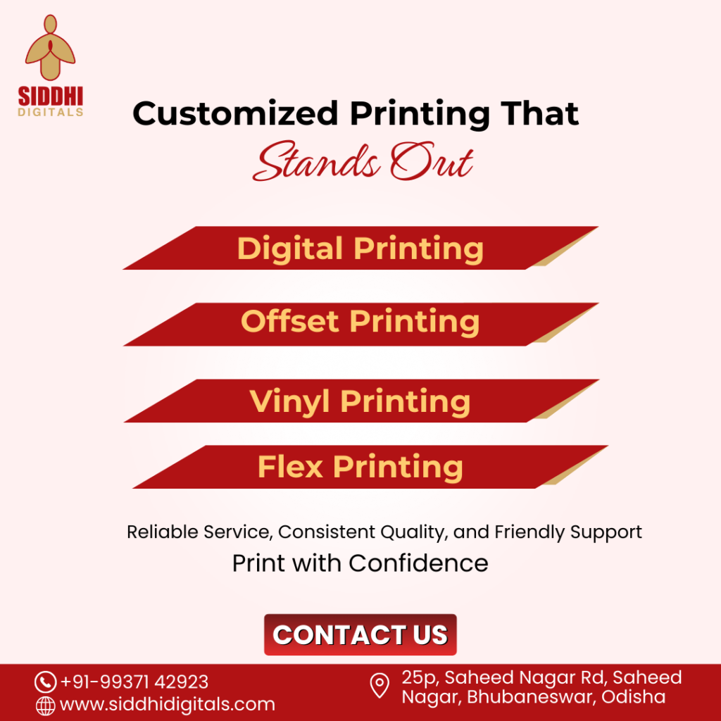Customized Printing That Stands Out