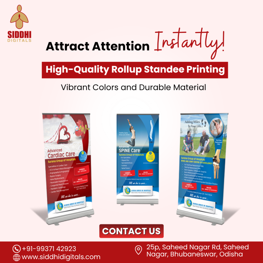 High-Quality Rollup Standee Printing